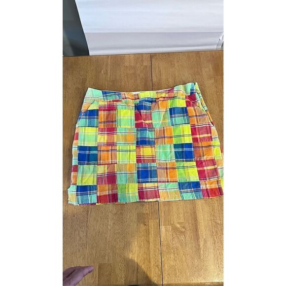 LOUDMOUTH PATCHWORK SKORTS SHORTS WOMENS SIZE 14